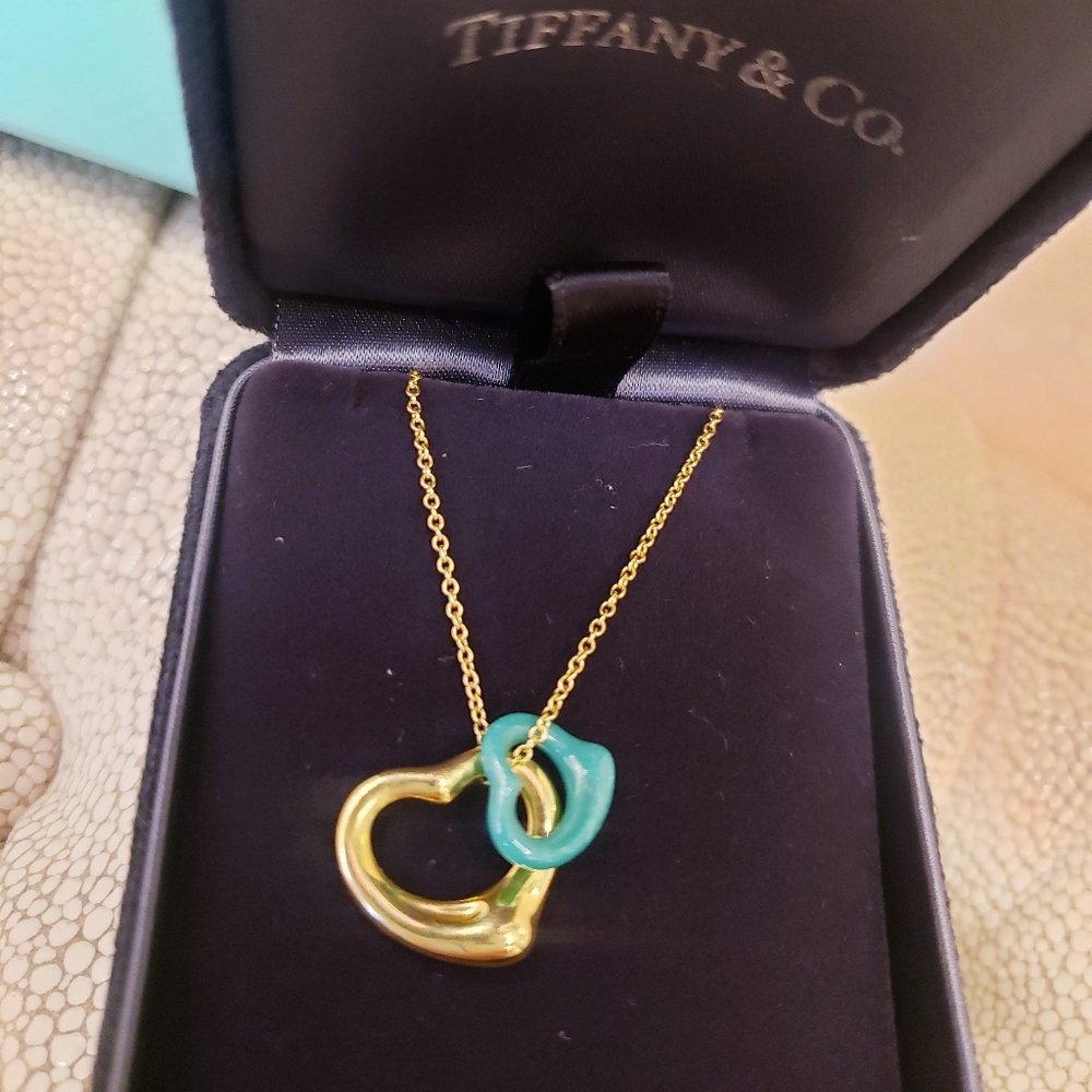 Authentic Tiffany gold necklace